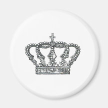 Crown Refrigerator Magnet