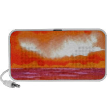 Crowning Glory Ocean Sunset Sunrise Seascape iPod Speakers