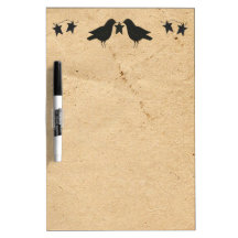 Crows and Stars Dry Erase Board
