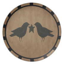 Crows With Star Plate