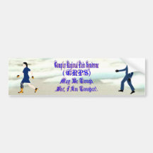 CRPS May Be Tough But I'm Tougher Bumper Sticker
