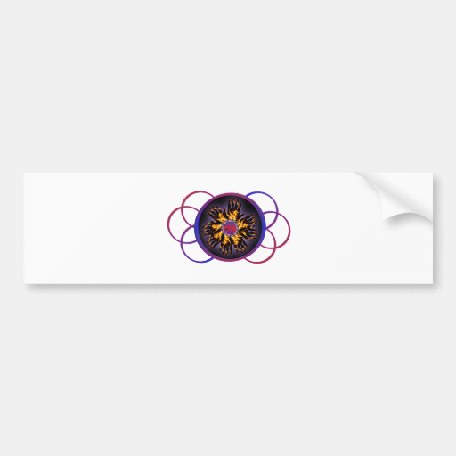 CRPS/RSD Rainbow Blaze Bumper Sticker