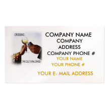 CRSSING THE CULTURAL DIVIDE BUSINESS CARDS