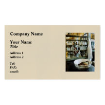 Crucible and Lab Coat Business Card Template
