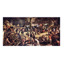 Crucifixion By Tintoretto Jacopo (Best Quality) Personalized Photo Card