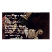 Crucifixion Of St. Peter By Michelangelo Merisi Da Business Card Templates