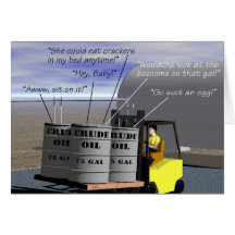 Crude_oil Greeting Card