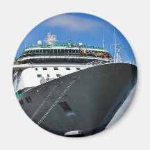 Cruise Ship Refrigerator Magnet