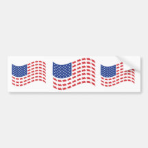 cRUISER-fLAG-wAVE Bumper Stickers