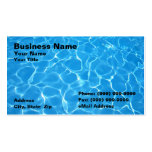 Crystal Clear Blue Water Business Cards