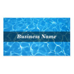 Crystal Clear Blue Water Business Cards
