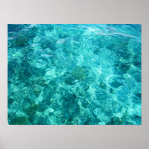 Crystal Clear Sea Poster