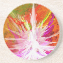 crystal spire drink coaster