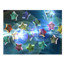 Crystal Stars Postcard