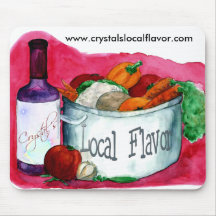 Crystal's  Local Flavour mousepad