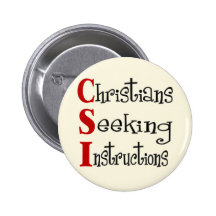 CSI Christian Acronymn Pin