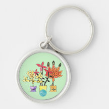 CTC International - Flowers Key Chains