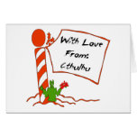 Cthulhu Christmas Greeting Card