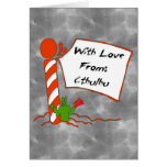 Cthulhu Christmas Greeting Card