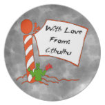 Cthulhu Christmas Plate