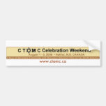 CTOMC Conference Bumper Sticker