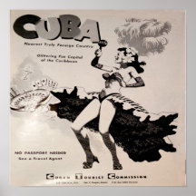 Cuba 1950's Black & White Print