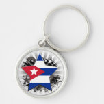 Cuba Star Keychain