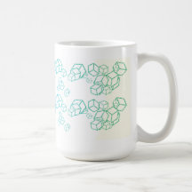 Cubes Art Coffee Mugs
