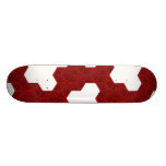 Cubes (Red/White) Skateboard Deck