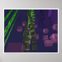 Cubes-variations on a theme-sets of three posters