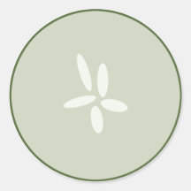 Cucumber Slice Sticker