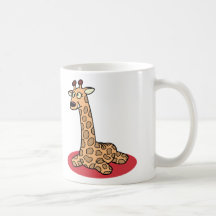 Cuddly Giraffe Coffee Mugs