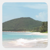 Culebra's Flamenco Beach Puerto Rico Stickers