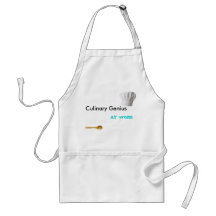 Culinary Genius At Work Apron