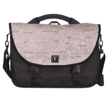 Culinary Terms Word Cloud Laptop Commuter Bag