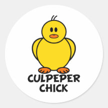 Culpeper Virginia Chick Stickers