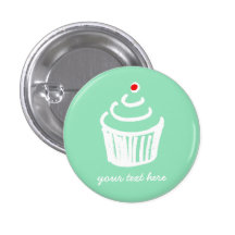Cup cake love pinback buttons