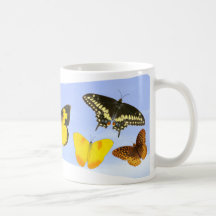 Cup Full of Butterflies Coffee Mugs