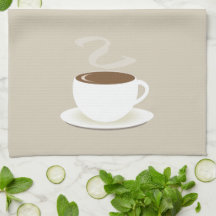 Cup Of Coffee Kitchen Towel