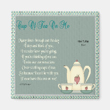 Cup of Tea on Me Magnet