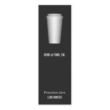 Cup To Go Coffee Business Card Template