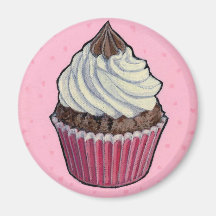 cupcake #104 fridge magnets