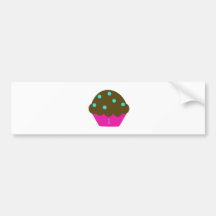Cupcake 1st Birthday Bumper Sticker