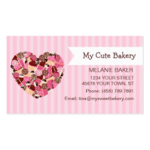 Cupcake and Cake Pops Business Card