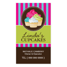 Cupcake Bakery Cards Business Card Templates