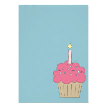 Cupcake Birthday Invitation