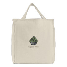 cupcake diva leopard print cupcake design bag