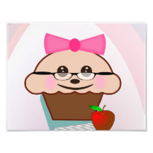 Cupcake For Teacher Photo Print