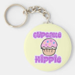 Cupcake Hippie Keychain
