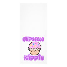Cupcake Hippie Rack Card
